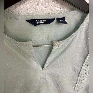 Lands End-unique top—X Small 2-4. Made in India-no flaws! Great stiching
